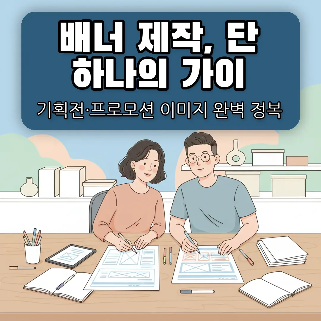 배너 제작, 기획전·프로모션 이미지 한 번에 만드는 실전 가이드
